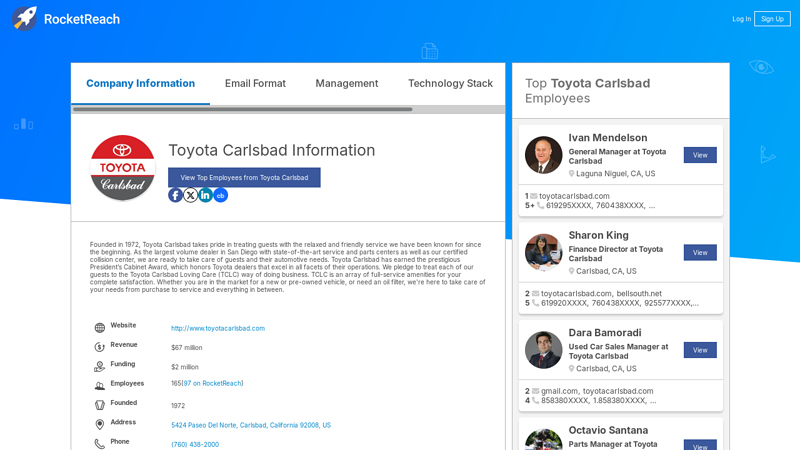 Toyota Carlsbad Information toyota carlsbad parts