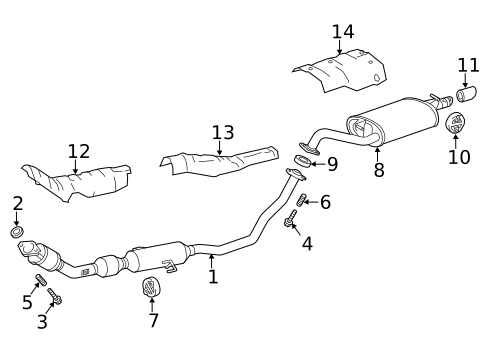 Toyota Corolla Exhaust Parts guide