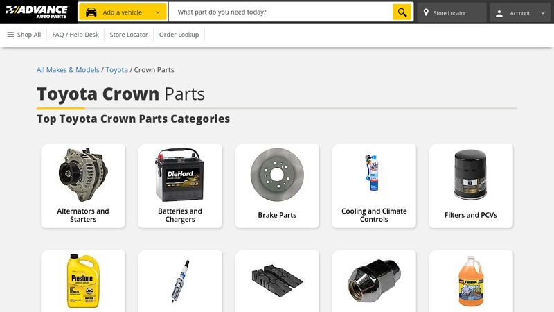 Toyota Crown Parts crown toyota parts