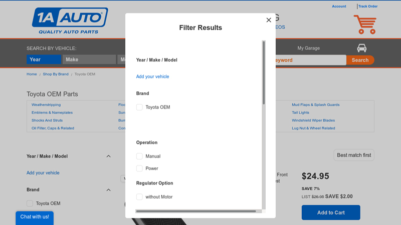 Toyota OEM Parts toyota original parts