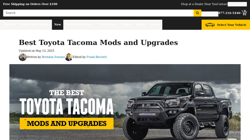 Toyota Tacoma Mods and Upgrades toyota tacoma custom parts