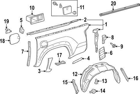 Toyota Tacoma Parts guide