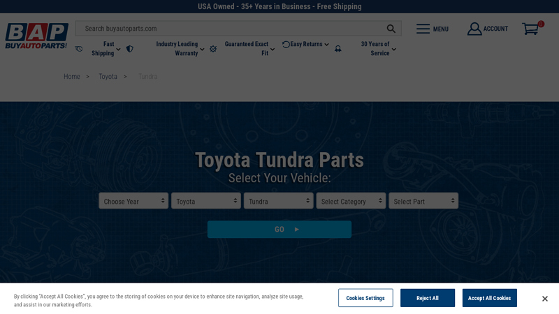 Toyota Tundra parts aftermarket auto parts for toyota tundra