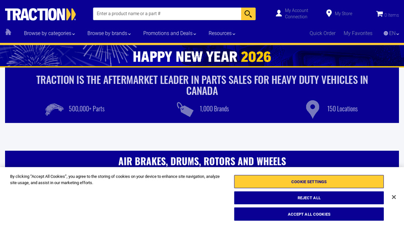 Traction.com auto parts pensacola