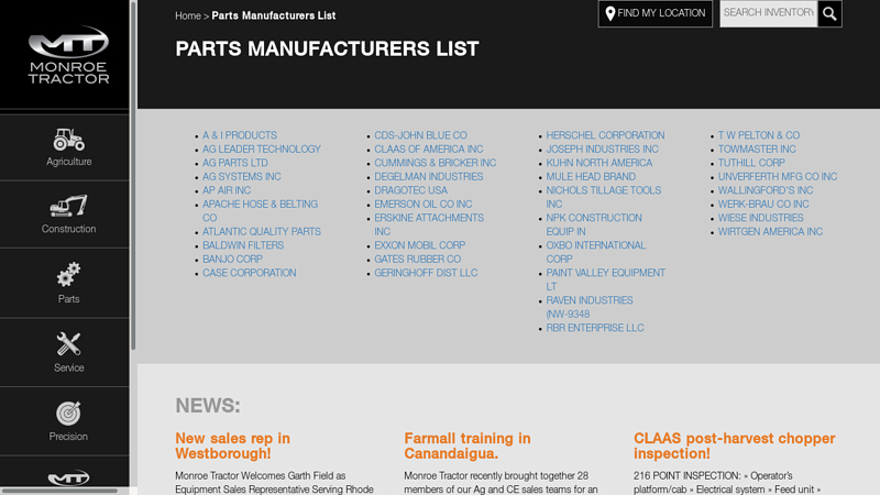 Tractor Parts Manufacturers for Heavy Equipment international tractor parts