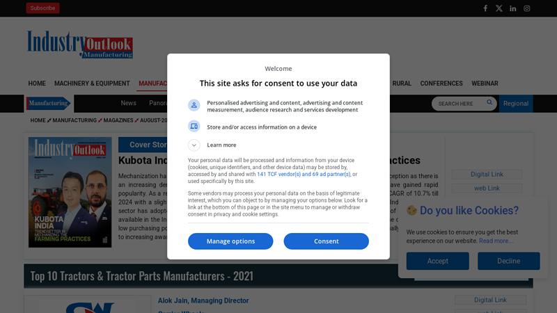 Tractors & Tractor Parts Manufacturers tractor parts