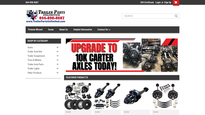Trailer Parts Unlimited Trailer Axles, Trailer Parts, Tires and Wheels truck parts unlimited
