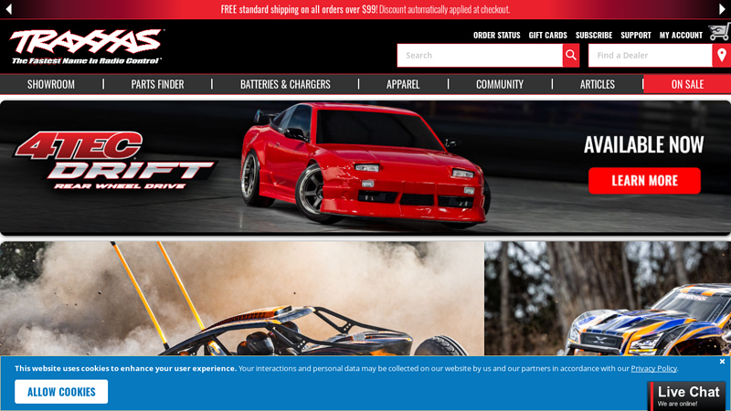 Traxxas radio control car parts