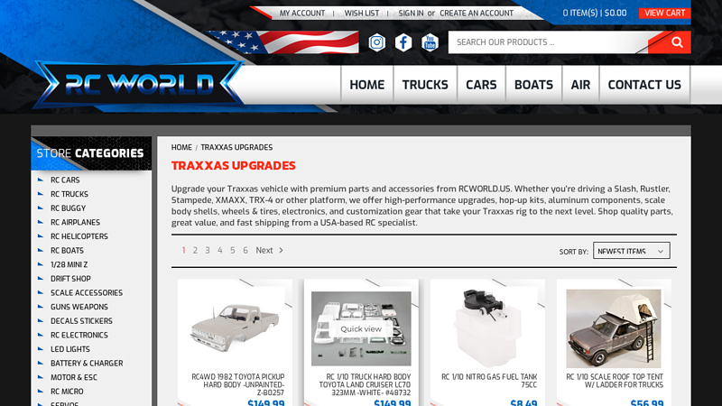 Traxxas Upgrades & Hop-Ups traxxas rc truck parts