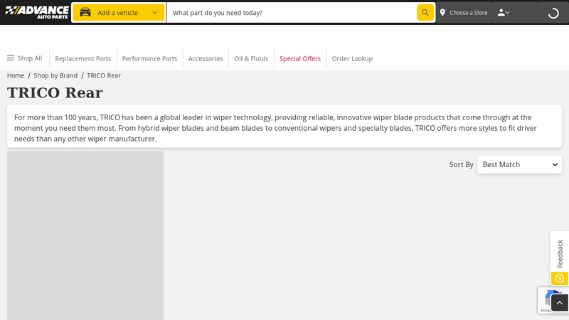 TRICO Rear advance auto parts fort collins