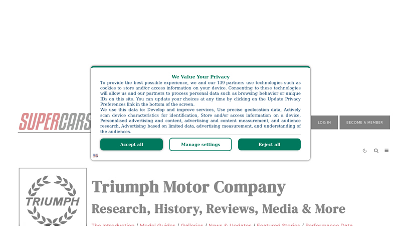 Triumph Motor Company triumph car parts