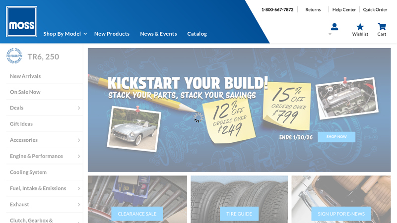 Triumph TR6, TR250 Restoration Parts and Accessories triumph tr6 auto parts