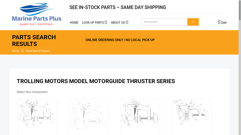 Trolling motors Model MotorGuide Thruster Series motorguide trolling motors parts