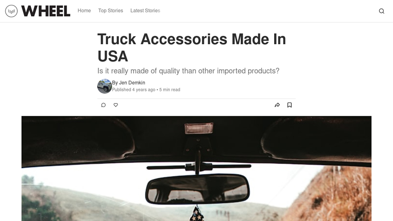 Truck Accessories Made In USA truck bed cover parts
