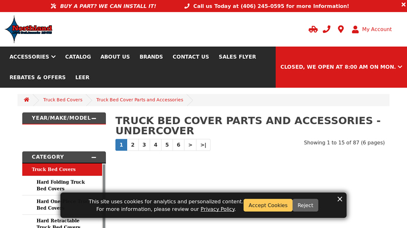 Truck Bed Cover Parts and Accessories undercover truck bed cover parts