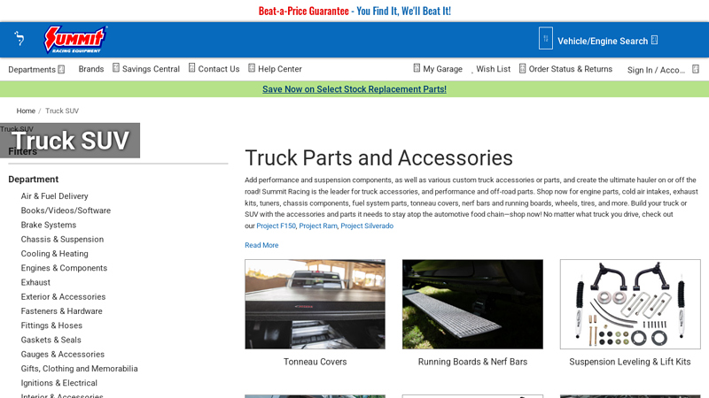 Truck & SUV Parts and Accessories truck parts and accessories