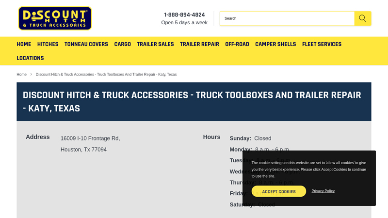 Truck Toolboxes and Trailer Repair discount truck parts houston tx