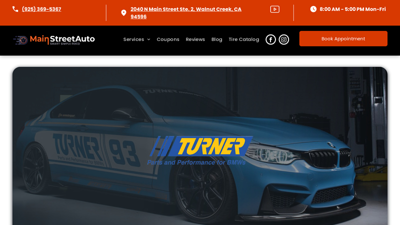 Turner Motorsports in Walnut Creek, CA auto parts walnut creek ca