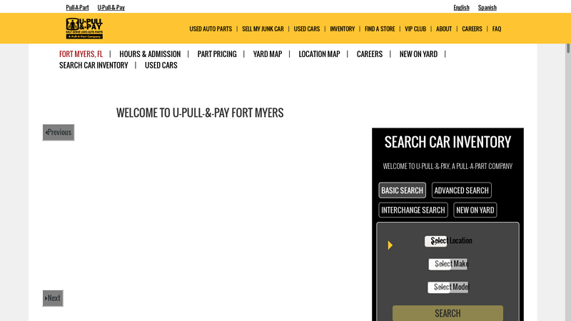 U pull a part canton car parts