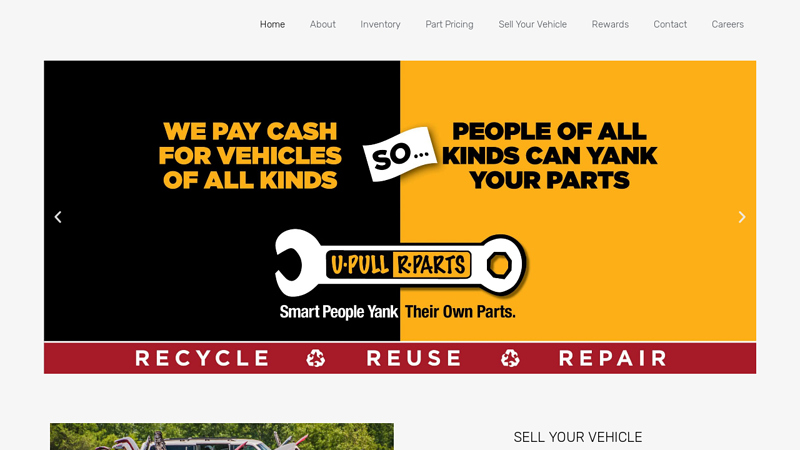 U Pull R Parts used auto parts dayton ohio