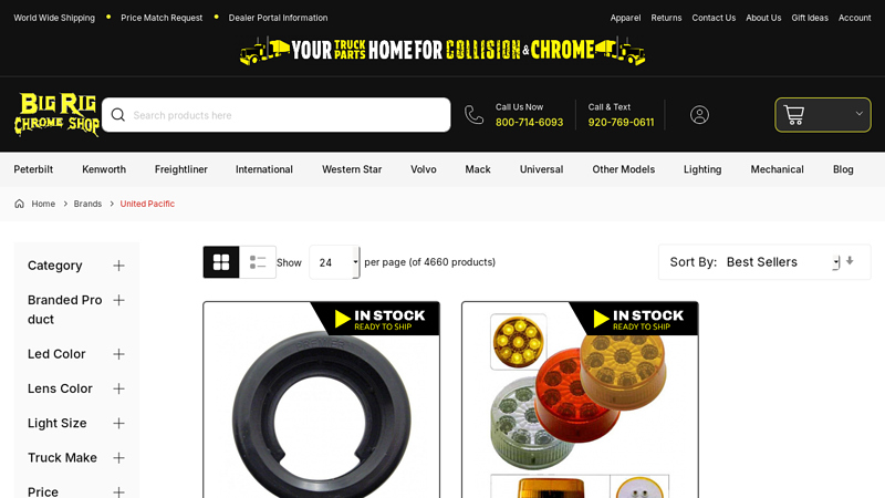 United Pacific Truck Accessories united truck parts