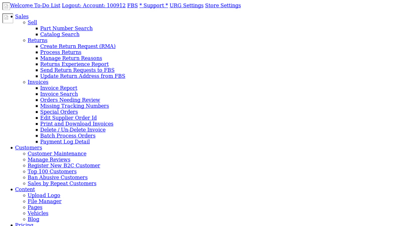 URG Administrator morrison auto parts