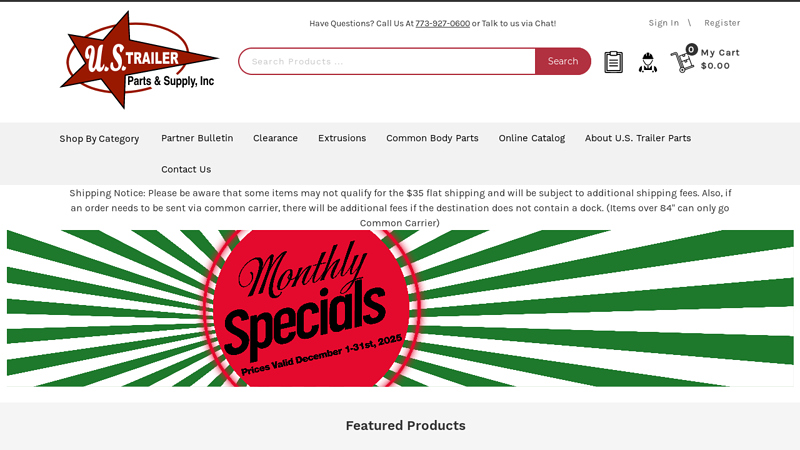 US Trailer Parts tractor trailer parts near me