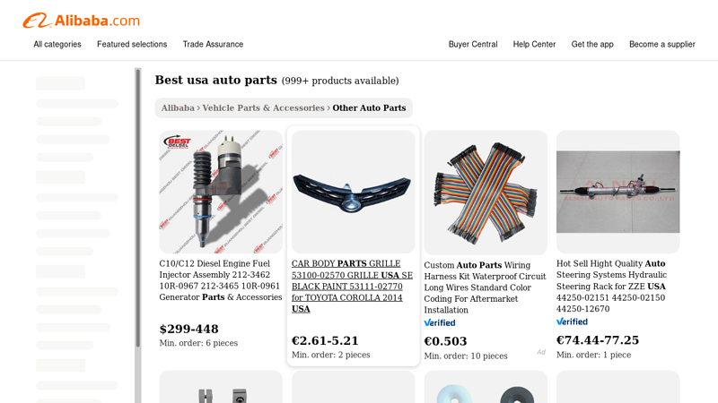 USA Auto Parts andes auto parts