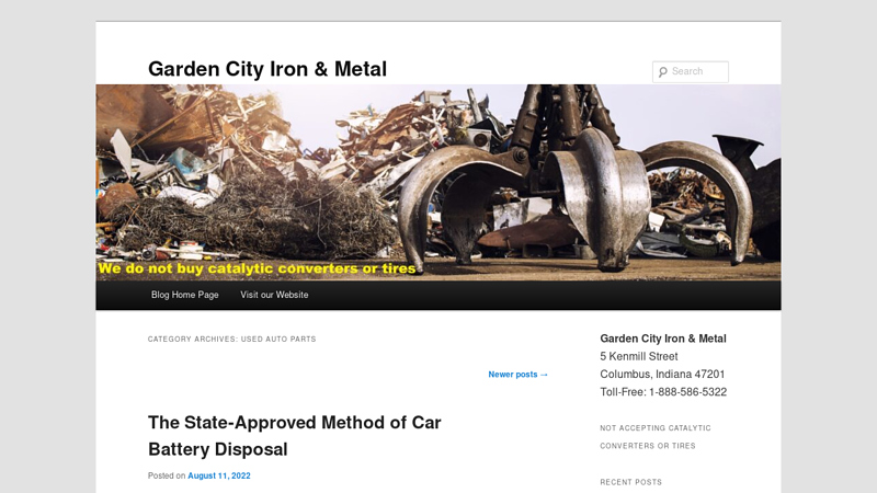 Used Auto Parts garden city auto parts