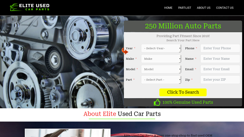 Used Auto Parts elite used auto parts
