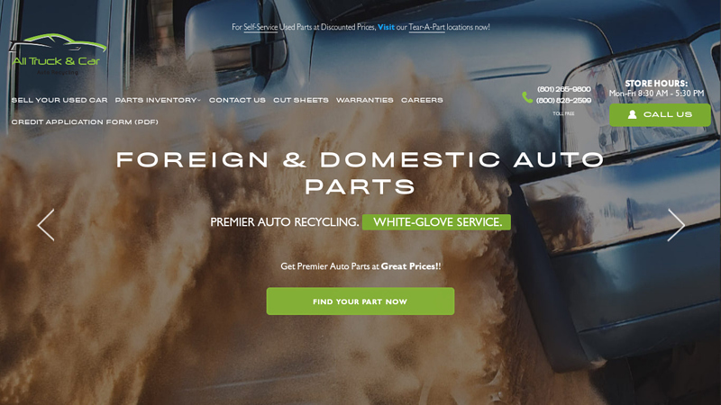 Used Auto Parts & Auto Recycling in Utah used auto parts utah