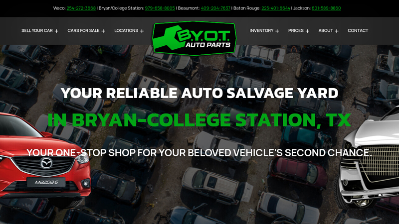 Used Auto Parts in Bryan-College Station mission used auto parts