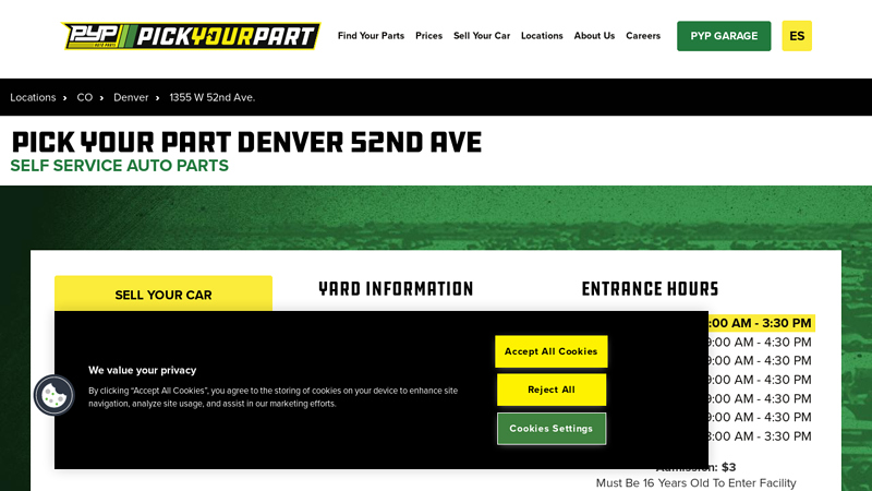 Used Auto Parts in Denver 80221 auto parts outlet - denver