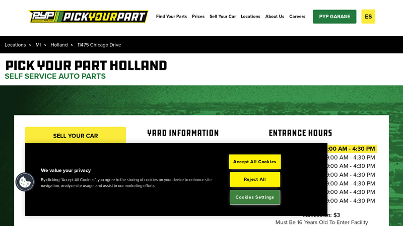 Used Auto Parts in Holland 49424 holland used auto parts