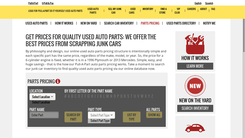 Used Auto Parts Price List buy used auto parts
