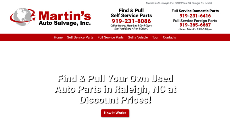 Used Auto Parts Raleigh NC gray and white used auto parts