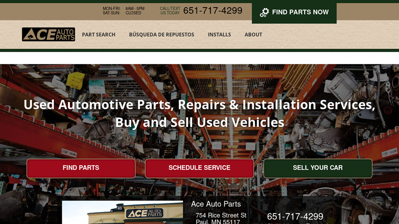Used Auto Parts & Salvage Yard ace car parts