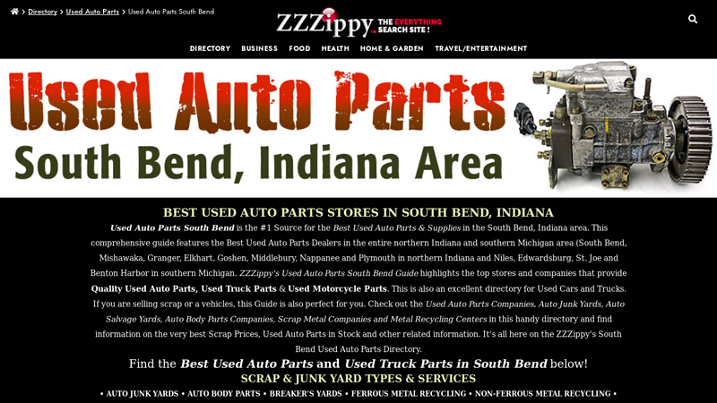 Used Auto Parts South Bend used auto parts south bend