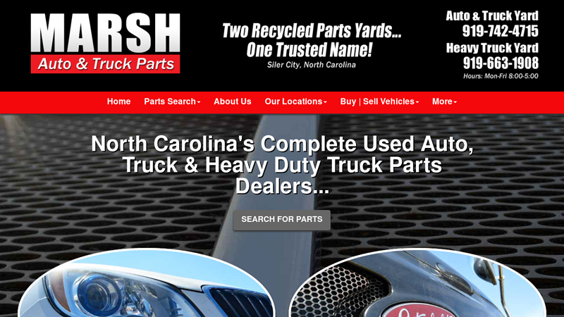 Used Auto SUV Light & Heavy Truck Parts NC used car parts winston salem nc