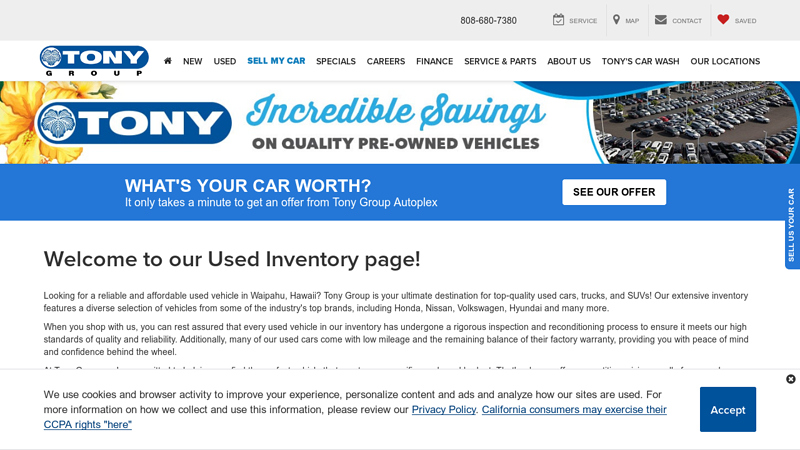 Used Cars for Sale in Hawaii auto parts honolulu