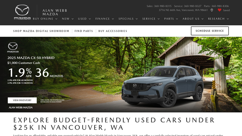 Used Cars Under $25K in Vancouver cost less auto parts vancouver wa