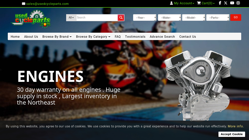 Used Cycle Parts used honda motorcycle parts