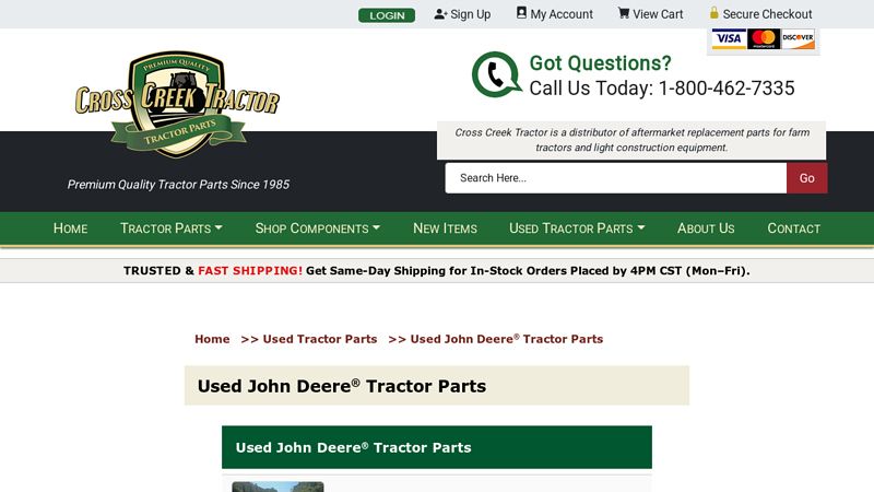 Used John Deere Tractor Parts used john deere tractor parts
