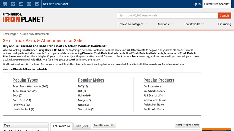 Used Semi Truck Parts & Attachments used semi truck parts