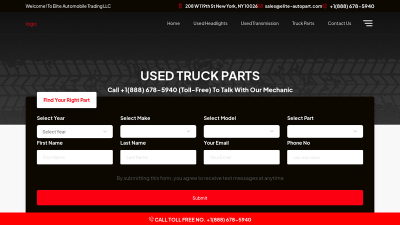used truck parts elite auto parts