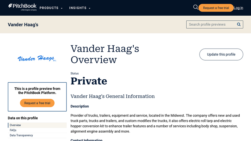 Vander Haag's 2026 Company Profile vander haag's truck parts