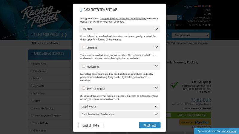 Variomatic Polini Hi honda zoomer performance parts