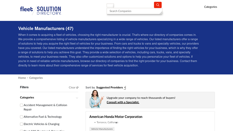 Vehicle Manufacturers 2026 fleet truck parts