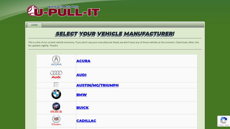 Vehicle Manufacturers maryland junk yards auto parts
