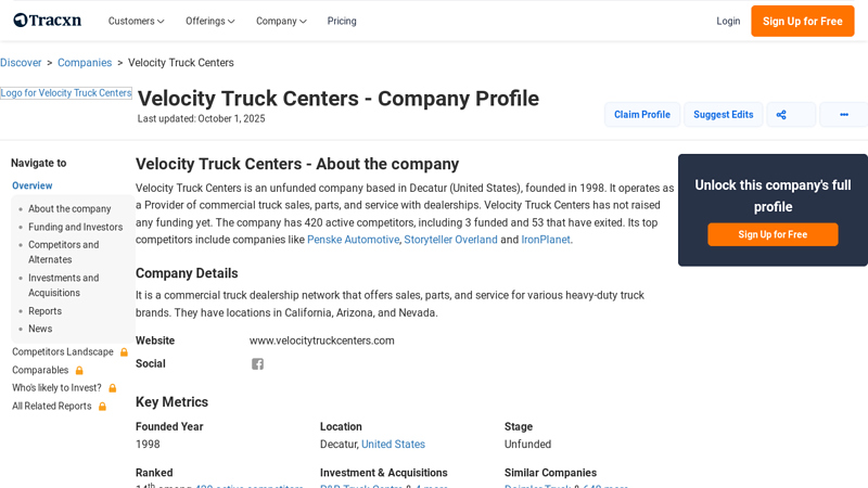 Velocity Truck Centers velocity truck & trailer parts